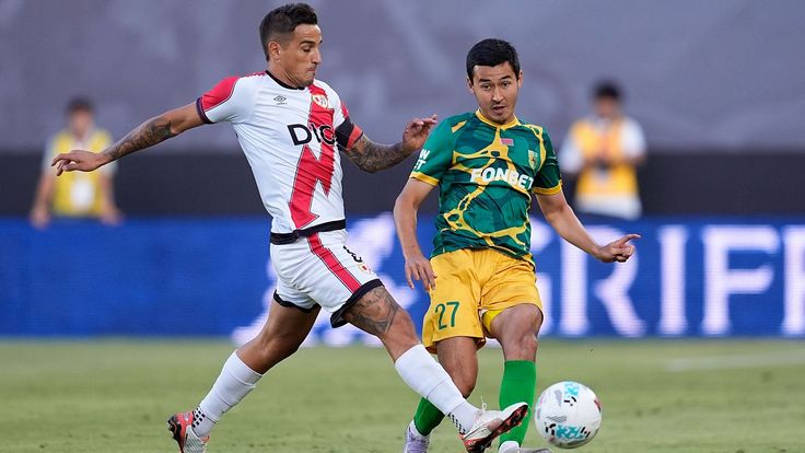 Лига конференций-2025/26. Раунд плей-офф, ответный матч. Райо Вальекано - Неман - 4:0. Амантур Шамурзаев