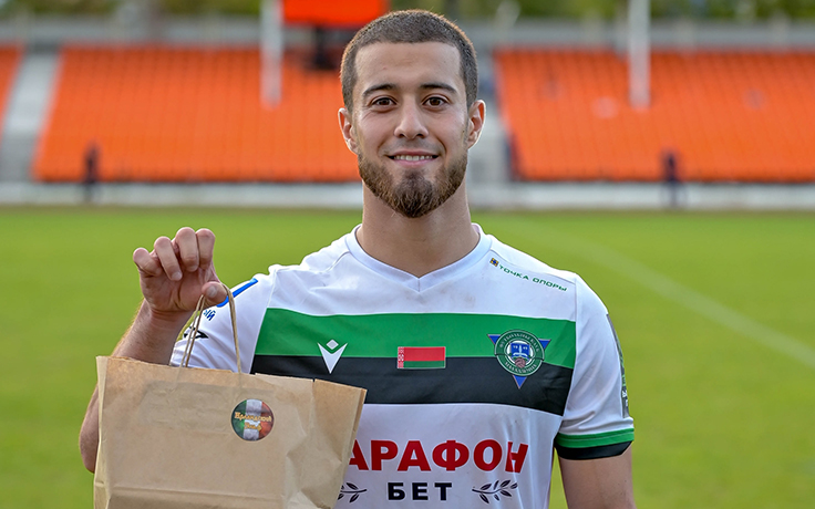 Алекс Раджабов. Фото ФК "Молодечно"