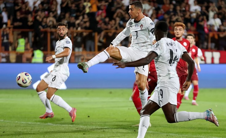 ЧМ-2026. Квалификация. Армения - Португалия - 0:5. Криштиану Роналду