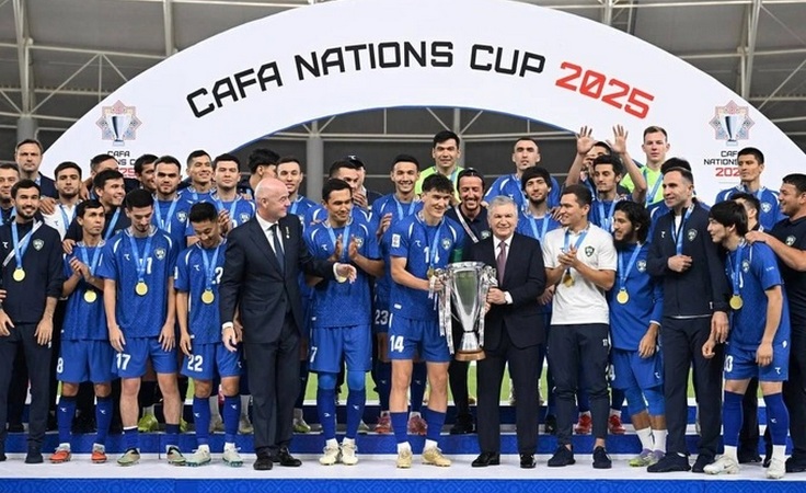 Узбекистан - победитель Кубка наций CAFA-2025