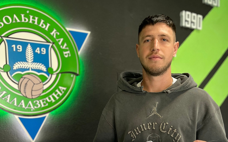 Роман Хаджиев. Фото ФК "Молодечно"