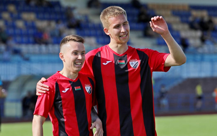 Никита Голуб и Павел Дубовский. Фото ФК "Белшина"