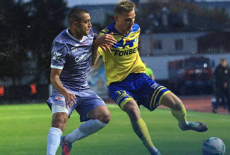 ЧБ-2025. 23-й тур. Динамо Бр - БАТЭ - 3:0. Роман Юзепчук и Виктор Сотников. Фото ФК БАТЭ