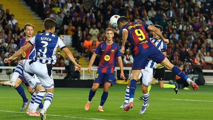 Испания-2025/26. 7-й тур. Барселона - Реал Сосьедад - 2:1. Роберт Левандовски