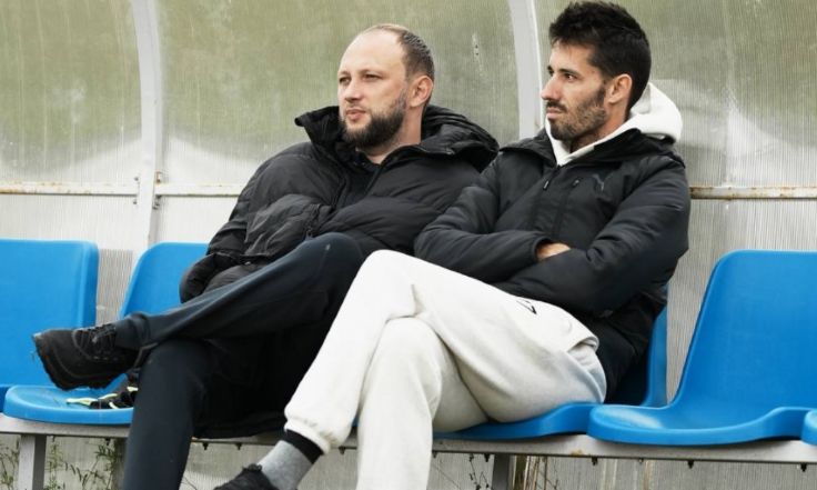 Артём Леонов, Микель Гильен. Фото - "МЛ Витебск"