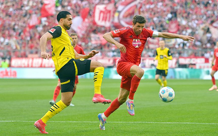 Чемпионат Германии (2024/25). Бавария - Боруссия (Дортмунд). Эмре Джан и Томас Мюллер