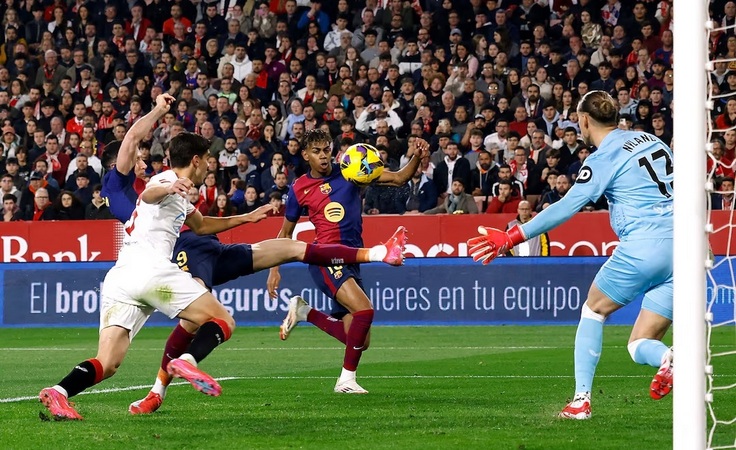 Испания-2025/26. 8-й тур. Севилья - Барселона - 4:1. Ламин Ямаль