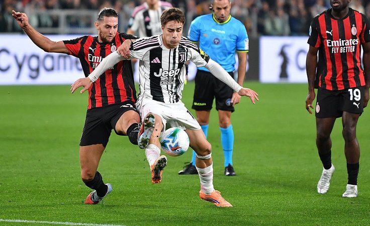 Италия-2025/26. 6-й тур. Ювентус - Милан - 0:0. Кенан Йылдыз и Адриен Рабьо