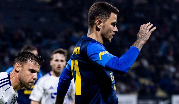 Лига конференций-2025/26. 1-й тур. Целе - АЕК Афины - 3:1. Виталий Лисакович