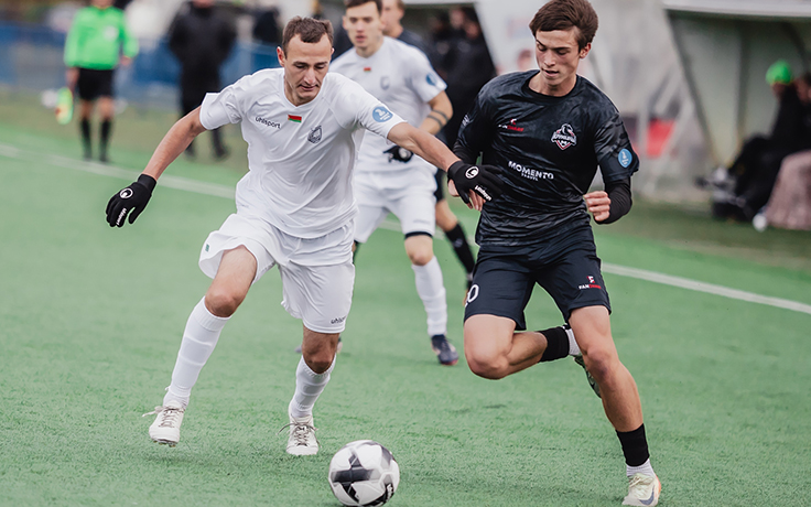 Вторая лига (2025). Крумкачы - Солигорск. Фото ФК "Крумкачы"