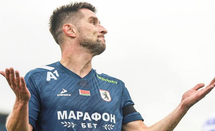 ЧБ-2025. 27-й тур. Сморгонь - Витебск - 0:2. Андрей Левковец. Фото ФК "Сморгонь"