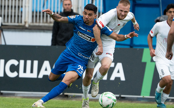 ЧБ-2025. Арсенал - Динамо (Минск). Педро Игор и Александр Михаленко. Фото ФК "Динамо" (Минск)