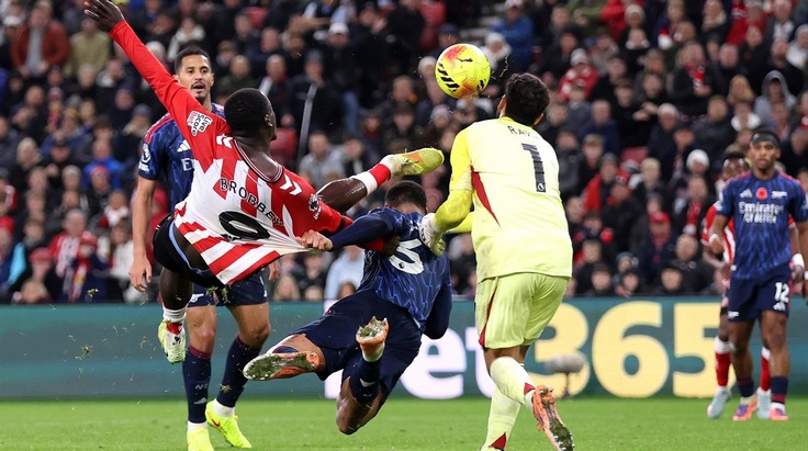 Англия-2025/26. 11-й тур. Сандерленд - Арсенал - 2:2