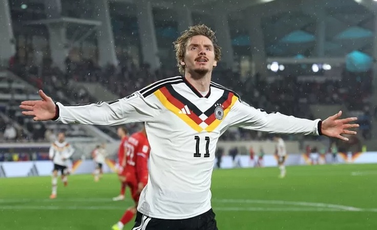 ЧМ-2026. Квалификация. Люксембург - Германия - 0:2. Ник Вольтемаде