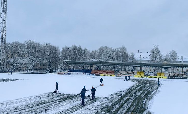 Старт матча первой лиги "Волна" - "Минск-2" перенесен из-за погоды
