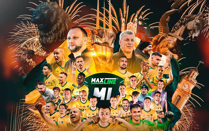 "МЛ" - чемпион. Фото ФЛ "МЛ Витебск"