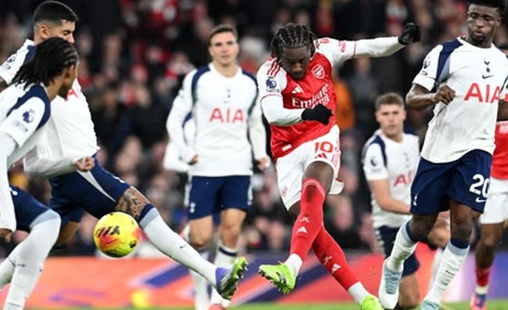 Англия-2025/26. 12-й тур. Арсенал - Тоттенхэм - 4:1. Эберечи Эзе