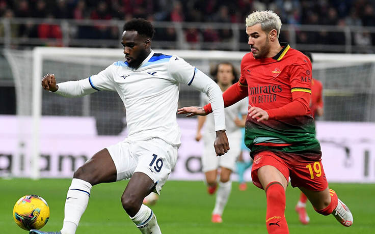 Чемпионат Италии (2024/25). Милан - Лацио. Булайе Диа и Тео Эрнандес