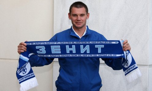 Юрий Жевнов (Зенит Санкт-Петербург). Фото Вячеслава Евдокимова (fc-zenit.ru)