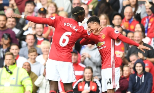 Поль Погба и Джесси Лингард. Фото Getty Images