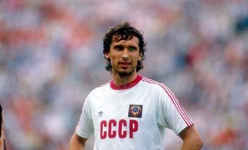 Олег Протасов в форме сборной СССР