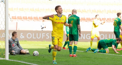 ЧБ-2020. БАТЭ - Неман - 3:1. Боян Дубайич. Фото - fcbate.by