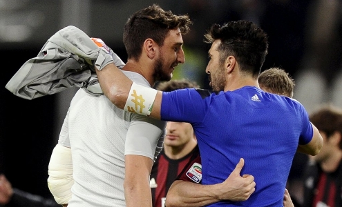 Джанлуиджи Буффон и Джанлуиджи Доннарумма