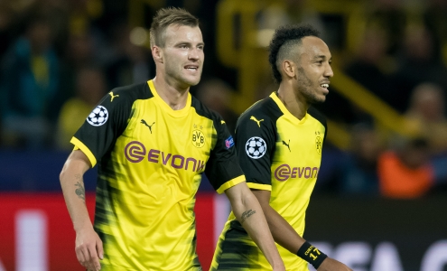 Андрей Ярмоленко и Пьер-Эмерик Обамеянг