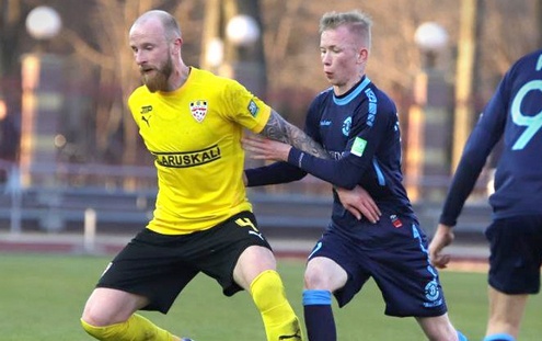 Высшая лига-2022. Динамо Бр - Шахтер - 1:1. Руслан Хадаркевич и Максим Колмаков. Фото ФК "Шахтер"