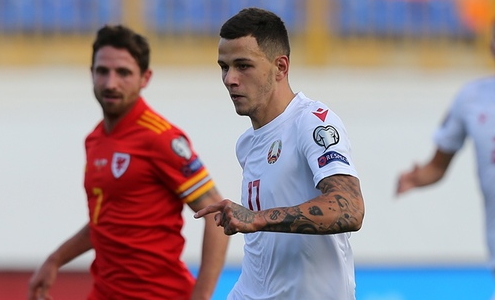 Квалификация ЧМ-2022. Беларусь - Уэльс. Виталий Лисакович. Фото abff.by