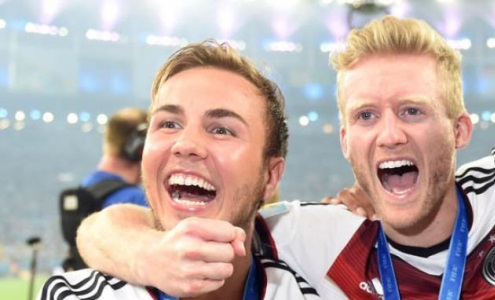 Марио Гетце и Андреа Шюрле