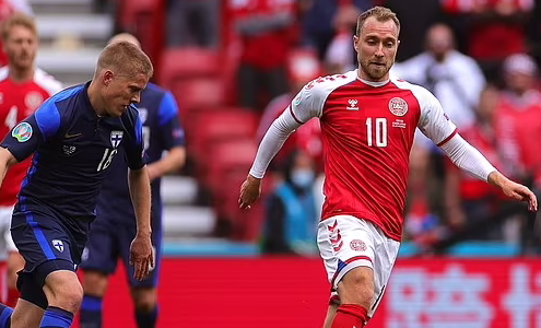 Евро-2020. Дания - Финляндия. Кристиан Эриксен