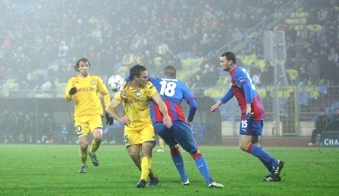 ЛЧ-2011/2012. БАТЭ - Виктория - 0:1. Фото Андея Князюка