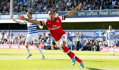 АПЛ, 36 тур, КПР - Арсенал 0:1 Уолкотт