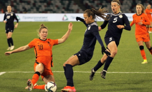 Женщины. Квалификация ЧМ-2023. Беларусь - Нидерланды. Фото abff.by