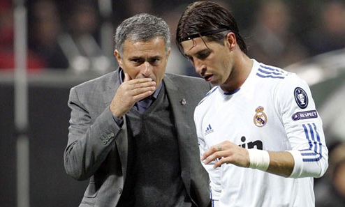 Жозе Моуриньо и Серхио Рамос