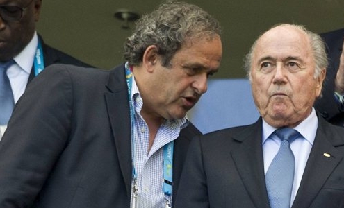 Мишель Платини и Йозеф Блаттер