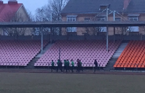 Городской стадион г.Молодечно. Демонтирован забор