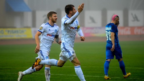 ЧБ-2018. Витебск - Динамо Мн - 0:1. Корзун и Галович. Фото - dinamo-minsk.by