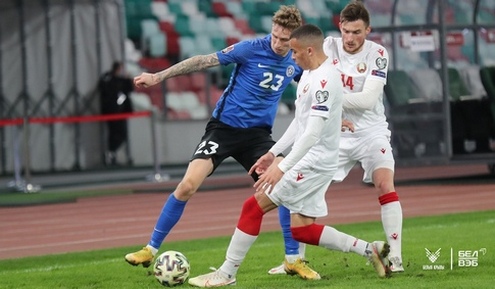 ЧМ-2022. Беларусь - Эстония. Фото - АБФФ