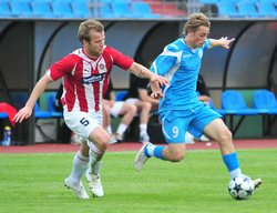 ЛЕ 2009/2010. Динамо Минск - Тромсе - 0:0. Андрей Чухлей. Фото Дмитрия Ткачева