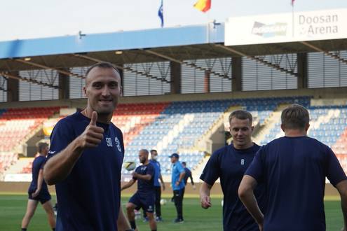 Динамо (Брест) в Пльзени. Фото ФК "Динамо" (Брест)