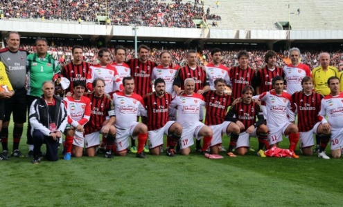 Команада ветеранов "Милана". Фото Getty Images