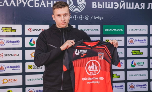 Андрей Кобец. Фото ФК Славия-Мозырь