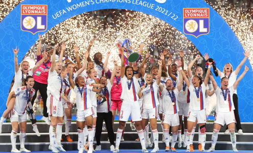 Лион. Женская команда