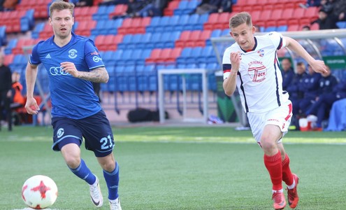 ЧБ-2018. Минск - Динамо Бр. Олег Веретило и Иван Бахар. Фото fcisloch.by